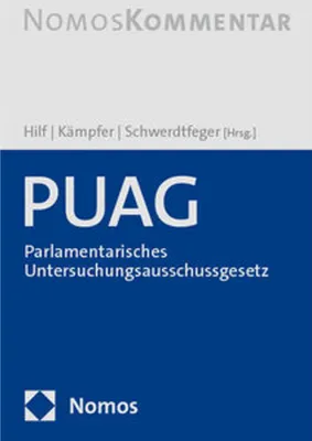 Image de PUAG - Parlamentarisches Untersuchungsausschussgesetz