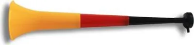 Produktbild von Vuvuzela Horn Fan-Trompete Fussball versch. Länderfarben - Gesamtlänge ca. 55cm - 4teilig Deutschland