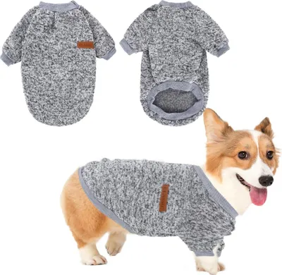 Produktbild von Warmer Hundepullover für kleine Hunde, Strick Hundesweater für Herbst und Winter