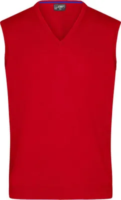 Produktbild von Klassischer Baumwoll-Pullunder red, Gr. L