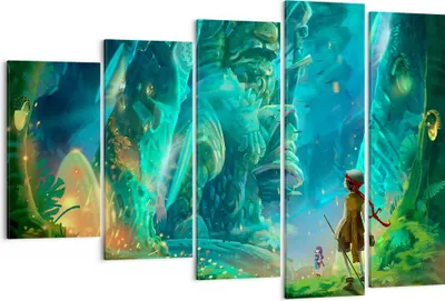 Produktbild von Bild auf Leinwand - Leinwandbild - Alt höhle geheimnis spaß - 150x100cm - Wand Bild - Wanddeko - Leinwanddruck - Bilder - Kunstdruck - Wanddekoration - Leinwand bilder - Wandkunst - EG150x100-2843