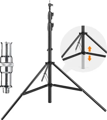 Produktbild von Lichtstativ, höhenverstellbar, mit Luftpolsterdesign, AL-280