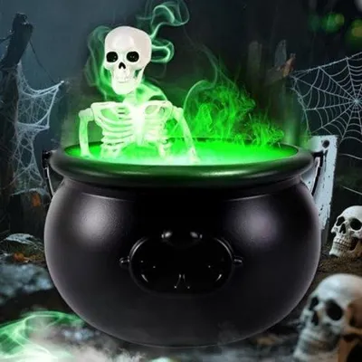 Immagine prodotto di Calderone di Halloween con effetto luce e nebbia