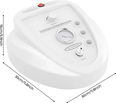 Produktbild von Diamant-Mikrodermabrasion - Hautpflegegerät - 9 Aufsätze - 9 Saugstufen - Mitesserentfernung - Gesicht & Körper - 220–240 V, 50 Hz