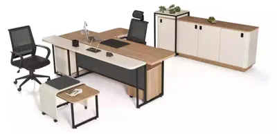 Produktbild von Arbeitszimmer Schreibtisch  Büroausstattung Büroschrank Luxus Couchtisch