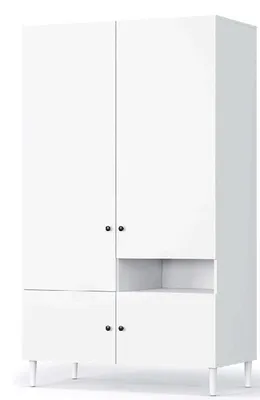 Obrázok produktu pre Šatníková skriňa DULLUM 120x205cm, biela