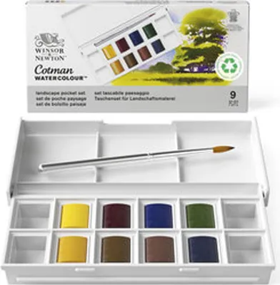 Zdjęcie produktu dla Zestaw kieszeni LEFRANC BOURGEOIS 360673 LEFRANC BOURGEOIS WINSOR & NEWTON Cotman Pocket Set