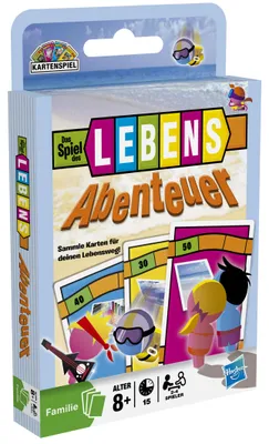 Produktbild von Hasbro Spiel des Lebens Kartenspiel 2 - 5 Spieler, ab 8 Jahren (09048100)