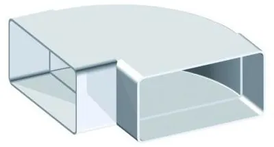 Produktbild von Meltem Flachkanal-Bogen 90° waagerecht M-WRG-FK-B - 5592