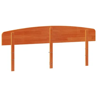 Produktbild von vidaXL Kopfteil Wachsbraun 200 cm Massivholz Kiefer