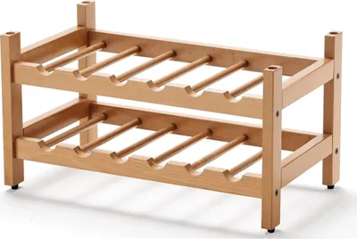 Produktbild von Stapelbares Weinregal Birellone Größe: 31 cm H x 58,5 cm W x 32 cm T