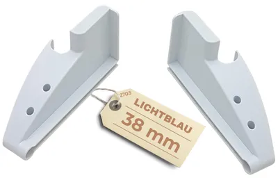 Flaschenhalter-Seitenteile 38mm für Liebherr Kühlschrank, 2 Stück