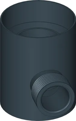 Produktbild von Dachrinne Kastenrinne 70mm Einzelteile | Regensammler Regendieb Anthrazit | Kunststoff PVC Fallrohr DN60 | Gartenhaus Carport Terasse