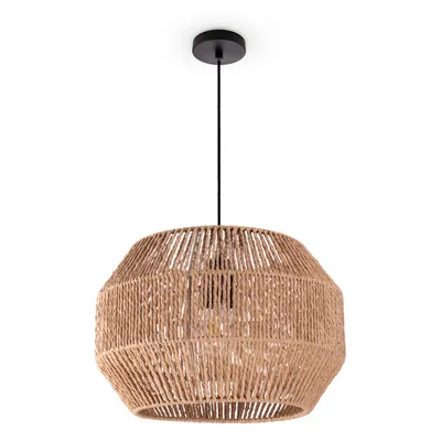 Produktbild von Pendelleuchte Esstisch Papier Boho Hängelampe Esszimmer Lampe E27 Rattan