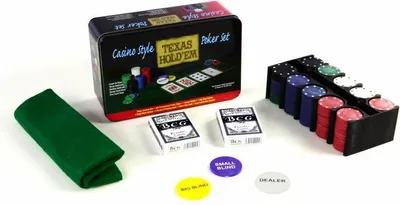 Obrázok produktu pre Poker žetóny 200 ks v plechovej dóze
