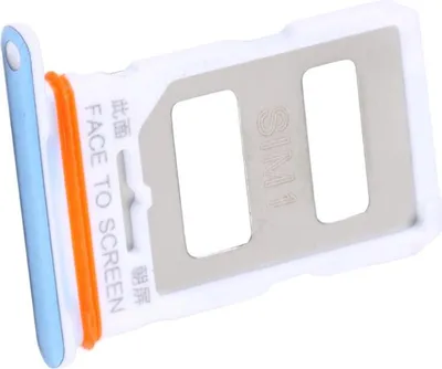 Produktbild von Simkartenhalter passend für Xiaomi 12T, 12T Pro (22071212AG, 22081212UG), Originalersatz, Blau