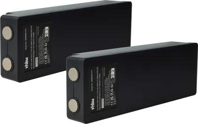 Produktbild von vhbw 2x Akku Ersatz für Scanreco EEA2512, EEA4404, IM6024, 708031757 für Industrie-Funkfernsteuerung Fernbedienung (1500 mAh, 7,2 V, NiMH) - Schwarz