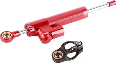 Obrázek produktu pro Univerzální bezpečnostní ovládání stabilizátoru tlumiče řízení z hliníkové slitiny pro motocykly (červené)
