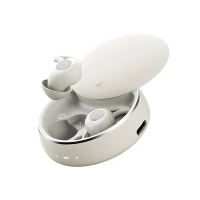 Produktbild von Bluetooth 5.3 Mini-Ohrhörer, Schlaf-In-Ear-Kopfhörer, 28 Std. Akkulaufzeit, weiche Ohrstöpsel, sanfter Klang, angenehmes Tragen ohne Druck