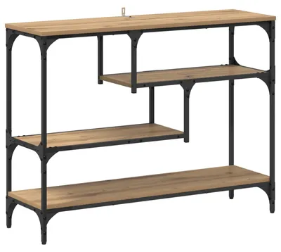 Obrázek produktu pro vidaXL Konzolový stolek Artisan dub 100 x 30 x 75 cm materiál na bázi dřeva