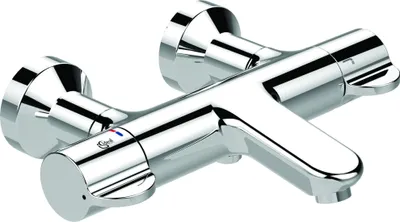 Produktbild von Ideal Standard AP-Badethermostat CERAPLUS 2 thermische Desinfektion, Entkopplung chrom