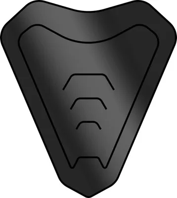 Immagine prodotto di Presa D'Aria Mentoniera Nero Lucido Casco Airoh Commander Taglia L