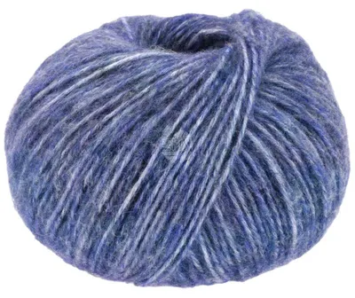 Produktbild von Lana Grossa - Natural Alpaca Pelo 0034 blau meliert