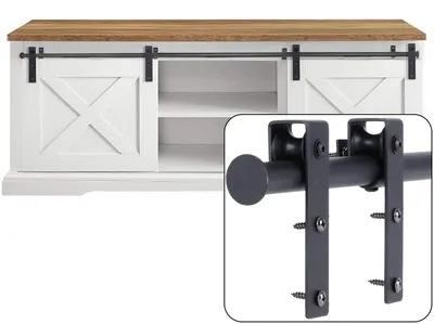 Immagine prodotto di Kit di guide scorrevoli minimali da 180 cm per porte scorrevoli