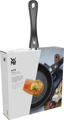 Obrázok produktu pre WMF 71.1500.5461, Kolo, Viacúčelová panvica, Čierna, Nerezová oceľ, Nerezová oceľ, Keramický, Plyn, Halogén, Indukčná, 24 cm