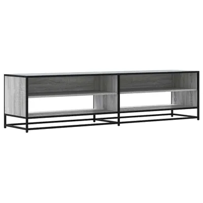 Image de vidaXL Armoire TV Gris Sonoma 180,5x40x46 cm Bois composite