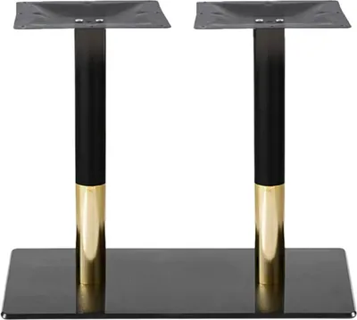 Image de Pied de table en ACIER Doré pour Interieur