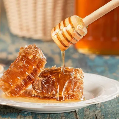 Produktbild von Lavinsa - Hölzerner Honigheber und 50 Stück Honiglöffel von 8 cm - ideal für Honig, Marmelade und Honigspender