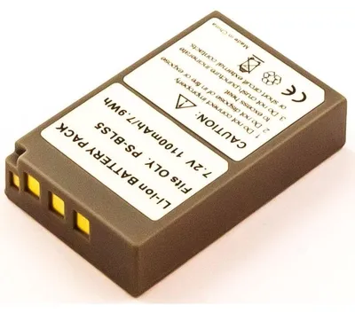 Produktbild von Akku für Universal PEN E-PL8 Li-Ion 7,4 Volt 900 mAh schwarz.