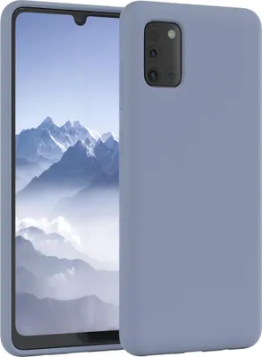 Produktbild von EAZY CASE Silikonhülle für Samsung Galaxy A31 Silikon Backcover Schutz in Blau