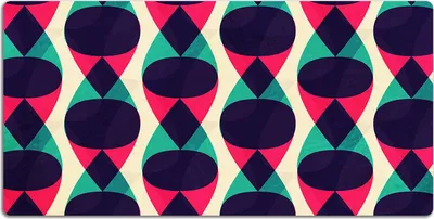 Produktbild von Schreibtischmatte Tischunterlage 120x60 cm Mauspad - Buntes Muster