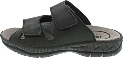 Productafbeelding van Jomos slippers in extra grote maten, zwart, model 503611, maat 42, voor heren