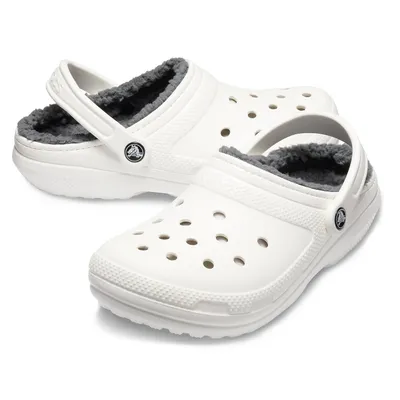 Produktbild von Crocs Classic Lined Clog White/Grey Größe EU 39-40 Normal