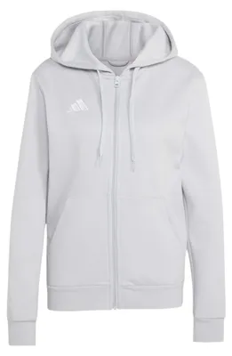 Produktbild von adidas Damen Entrada26 Full Zip Hoodie Sweatshirt, Team Light Grey/White, XS