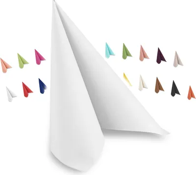 Produktbild von Hypafol Airlaid-Serviette weiß | 50 St. | 40 x 40 cm | hochwertiges Material | für Gastronomie und Zuhause