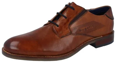 Produktbild von BUGATTI Business Herren Schnürschuhe braun Glattleder - Größe: 43