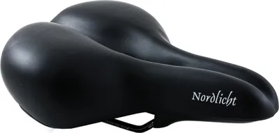 Image de P&P selle confortable 'Nordlicht Elastomer 821', Uni, 260 x 210 mm, 615 g, noir