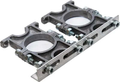 Produktbild von PremiumX Universal Feedhalter 2-fach Aluminium für LNB mit 40mm Feed