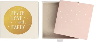 Produktbild von Geschenkbox Peace, Love and Party