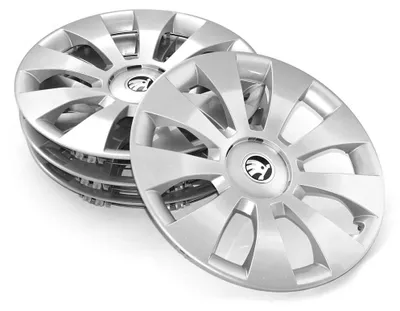 Productafbeelding van Skoda 3V0071456 Wielkappen (4 stuks), wielbeschermers 16 inch, type Hermes