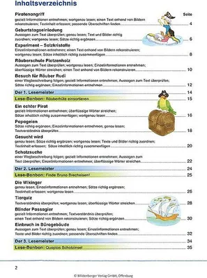 Produktbild von Das Übungsheft Lesen 2