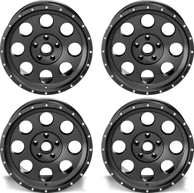 Zdjęcie produktu dla ASP Alloys 4x felga aluminiowa czarna 8,5x18 ET +32 felga Jeep Wrangler JL 18- JT 20-