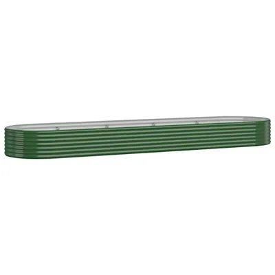 Produktbild von vidaXL Hochbeet Verzinkter Stahl 396x100x36 cm Grün