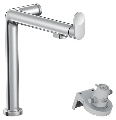 Zdjęcie produktu dla Hansgrohe Aqittura M91 - Bateria zlewozmywakowa z głowicą filtrującą, chrom 76804000