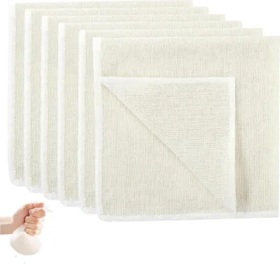 Produktbild von Passiertuch, 50 x 50 cm Käsetuch Waschbares Mulltuch, Filtertuch Wiederverwendbar zum Sieben von Saft Käse Tee Nussdrink Suppe Joghurt