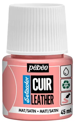Leder-Acrylfarbe matt/satiniert, Sakura-Rosa, 45 ml